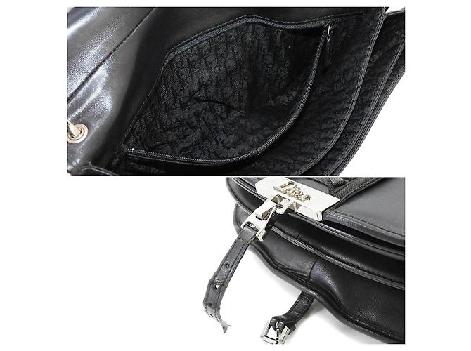 Borsa a tracolla Christian Dior Admit It Nero - vista 9