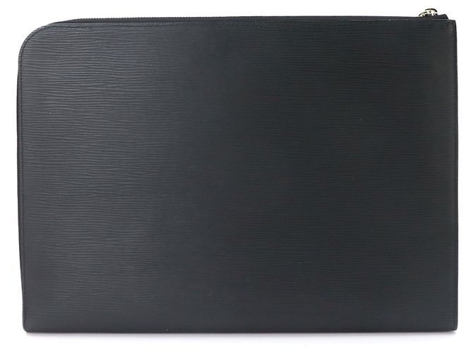 Louis Vuitton Epi Pochette Jour GM Clutch Handbag Nero - vista 3