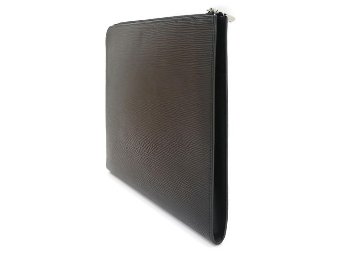 Louis Vuitton Epi Pochette Jour GM Clutch Handbag Nero - vista 4