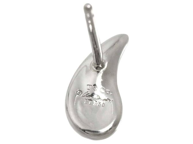 Orecchini a lobo Teardrop in platino Tiffany & Co. - vista 5