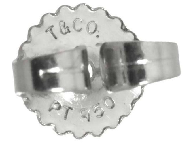 Orecchini a lobo Teardrop in platino Tiffany & Co. - vista 7