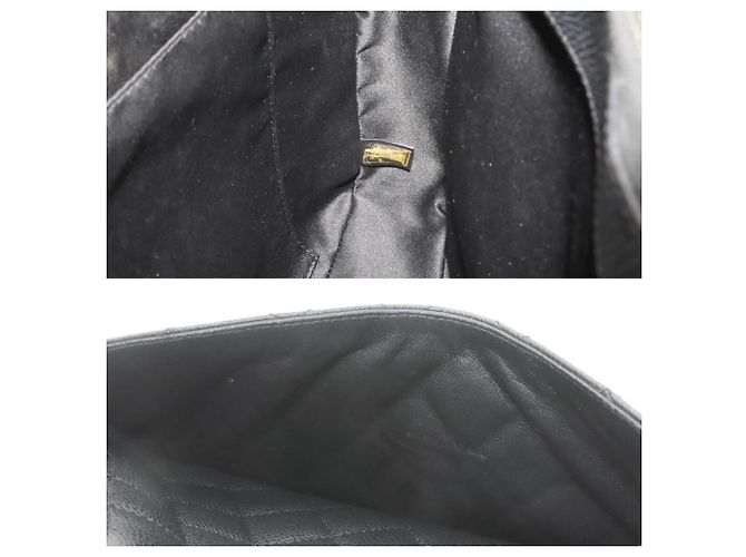 Borsa Chanel Matelasse Grand Chain Tote Nero - vista 9