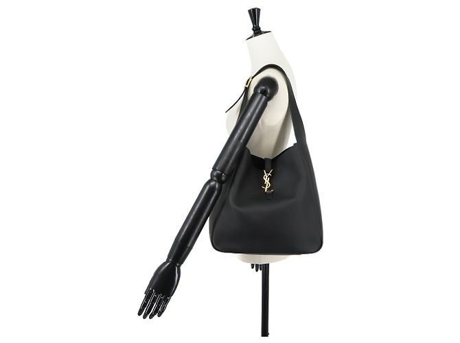 Borsa a spalla Large Soft LE 5 À 7 Saint Laurent Nero - vista 10