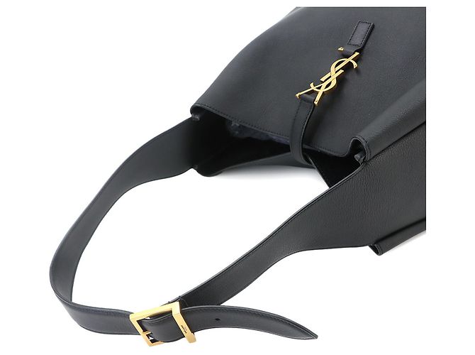 Borsa a spalla Large Soft LE 5 À 7 Saint Laurent Nero - vista 6