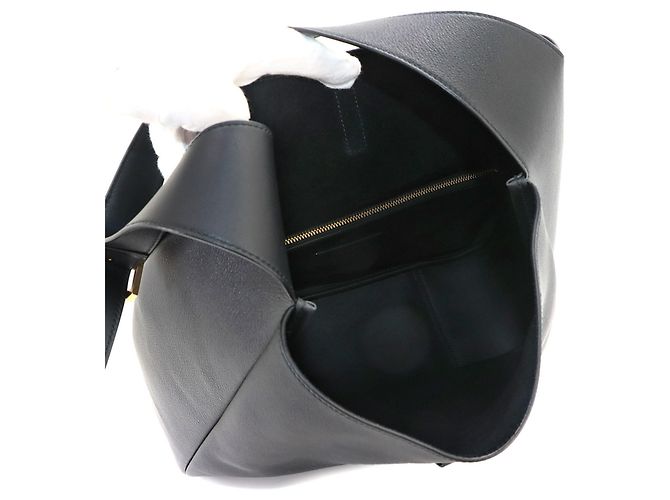 Borsa a spalla Large Soft LE 5 À 7 Saint Laurent Nero - vista 7