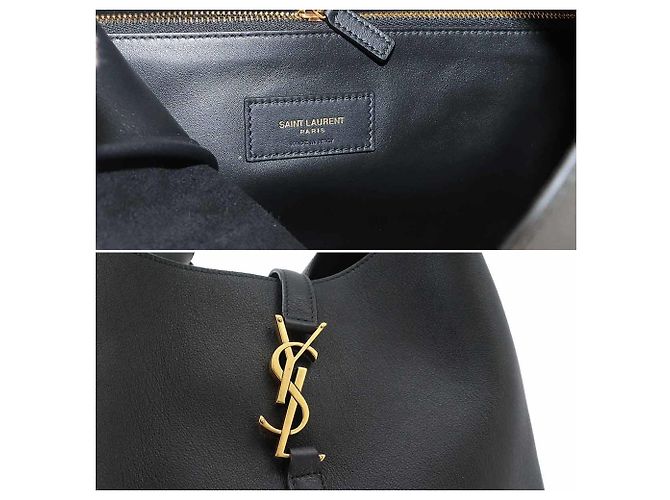 Borsa a spalla Large Soft LE 5 À 7 Saint Laurent Nero - vista 8