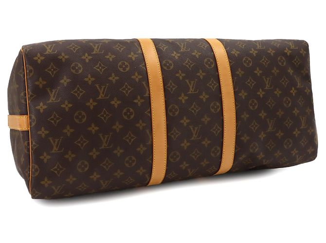 Borsa Louis Vuitton Keepall Bandouliere 55 Monogram Monogramma - vista 4