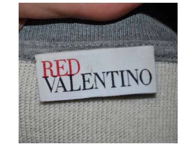 Red Valentino Grauer Sweatshirt mit Blumenprint Mehrfarben - Ansicht 4