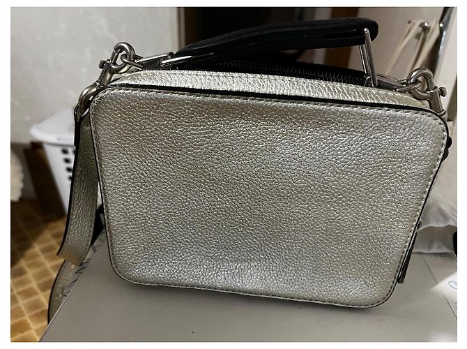 Marc Jacobs 'The Mini Box' silberne Tasche - Ansicht 3