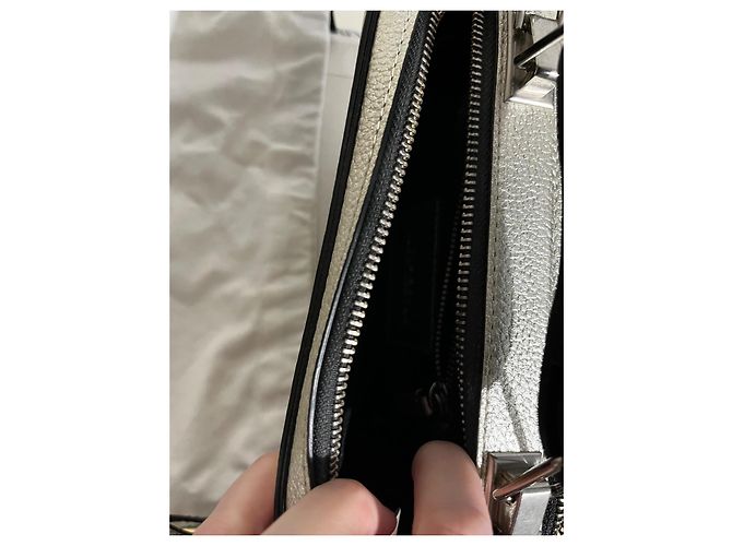 Marc Jacobs 'The Mini Box' silberne Tasche - Ansicht 4