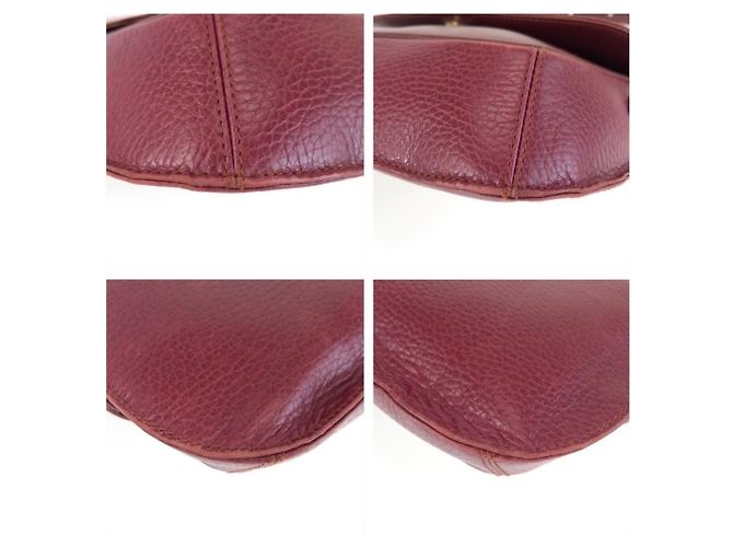 Borsa a tracolla Cartier Must Line in pelle Bordeaux Bordò - vista 4