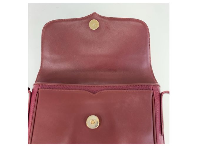Borsa a tracolla Cartier Must Line in pelle Bordeaux Bordò - vista 7