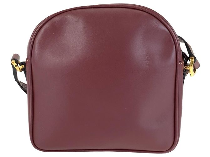 Bolso de hombro Cartier Must Line de cuero Bordeaux Burdeos - vista 2