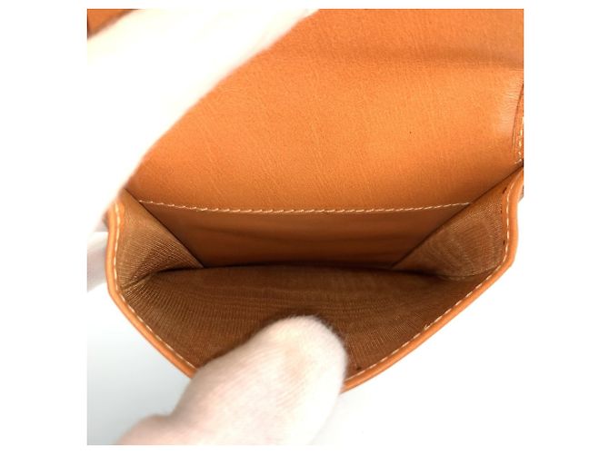 Céline Celine Vintage Macadam Brown Leather Bi-fold Wallet - view 5