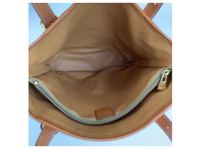 Céline Borsa Tote/Borsa a tracolla Celine Macadam in pelle marrone - vista 8