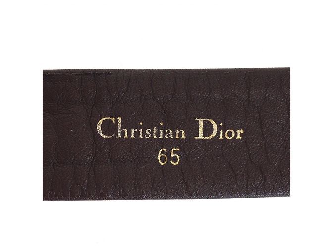 Christian Dior Dior Trotter Gürtel Braun Beige - Ansicht 4