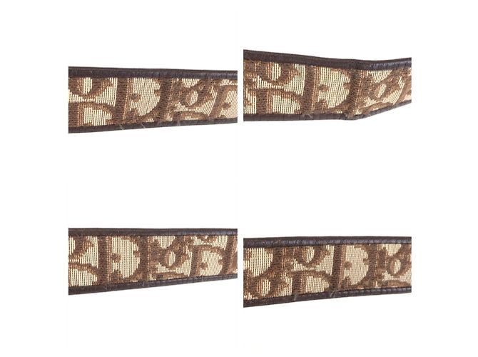 Christian Dior Dior Trotter Gürtel Braun Beige - Ansicht 8
