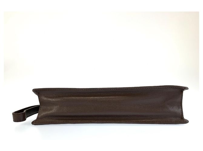 Bolso de mano Loewe Anagram de piel marrón Castaño - vista 8