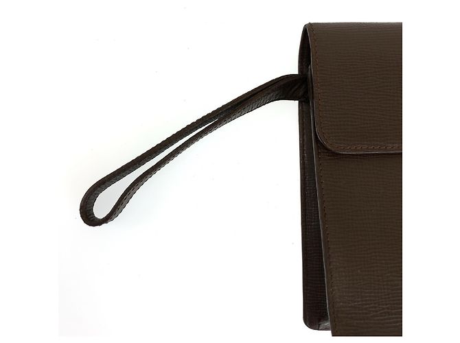 Bolso de mano Loewe Anagram de piel marrón Castaño - vista 9
