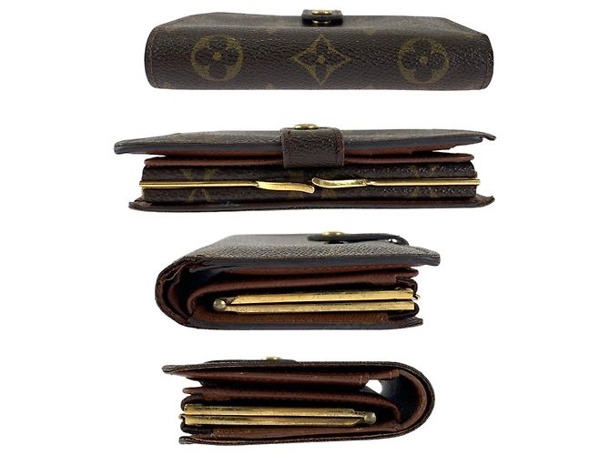 Louis Vuitton Monogram Portefeuille Viennois Wallet Marrone Monogramma - vista 10