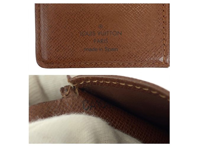 Louis Vuitton Monogram Portefeuille Viennois Wallet Marrone Monogramma - vista 3