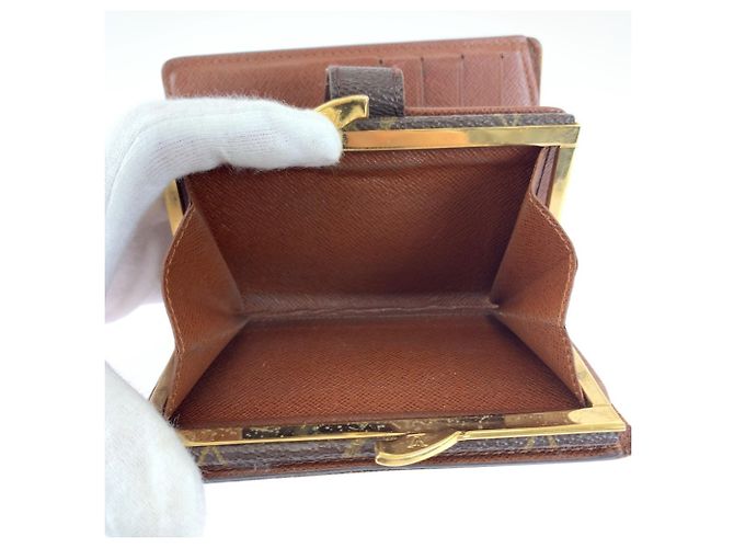 Louis Vuitton Monogram Portefeuille Viennois Wallet Marrone Monogramma - vista 5