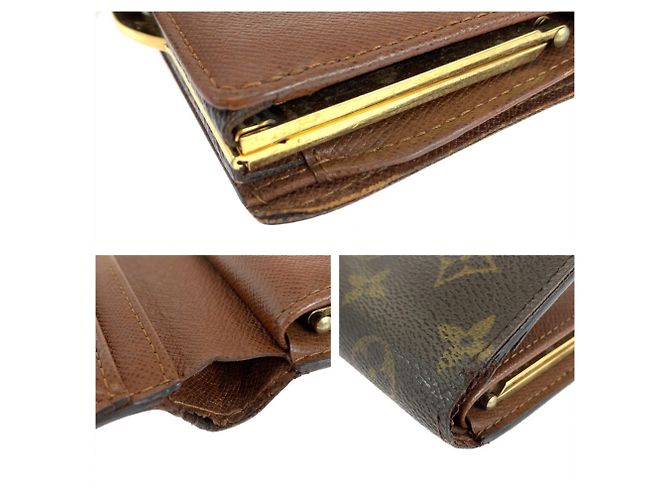 Louis Vuitton Monogram Portefeuille Viennois Wallet Marrone Monogramma - vista 9
