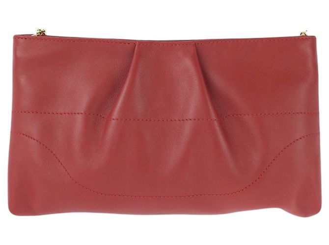 Borsa in pelle rossa 2-way Salvatore Ferragamo Gancini Rosso - vista 2