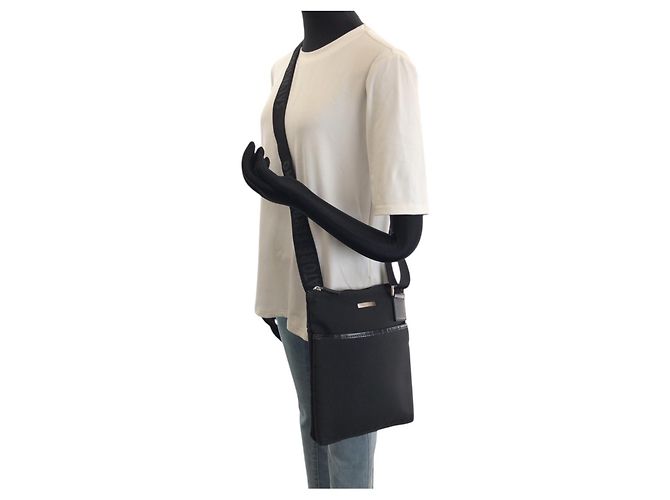 Borsa a tracolla Salvatore Ferragamo Black Sport Line Nero - vista 7