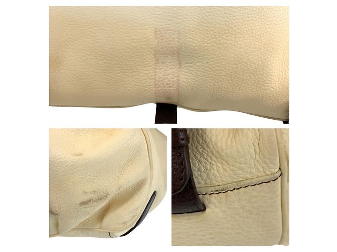 Borsa a tracolla in pelle Salvatore Ferragamo Beige Crudo - vista 6