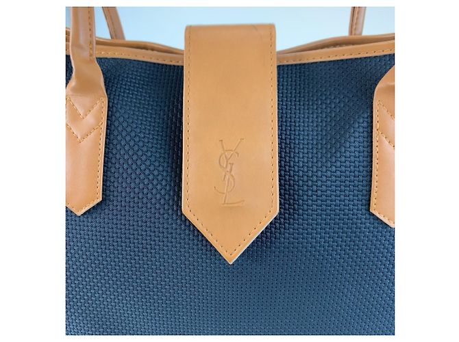 Borsa Tote Yves Saint Laurent Nera e Marrone Nero - vista 3