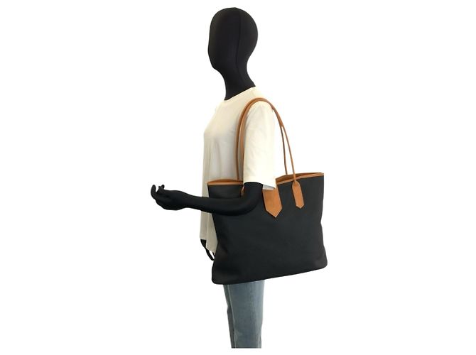 Borsa Tote Yves Saint Laurent Nera e Marrone Nero - vista 5
