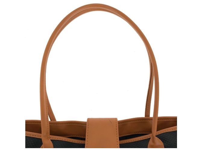 Borsa Tote Yves Saint Laurent Nera e Marrone Nero - vista 8