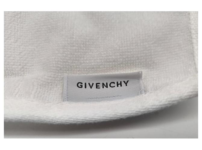 Conjunto de toalhas Givenchy em algodão branco Dourado Cinza - vista 7