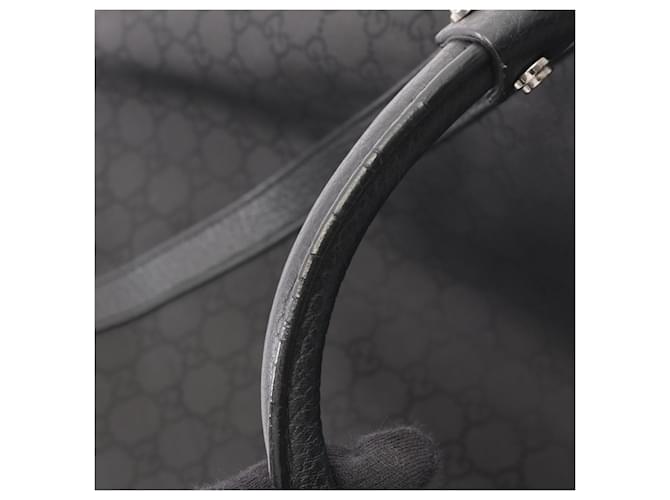 Borsa Tote Gucci GG Pattern Interlocking G Nero - vista 6