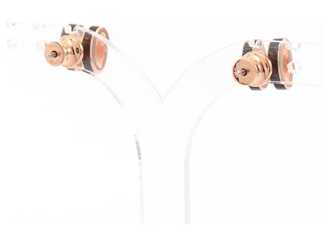 Hermès Hermes MINI POP H Ohrstecker Schwarz Golden - Ansicht 2