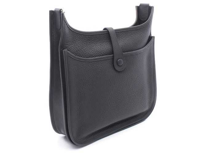 Hermès Borsa a tracolla Hermes Evelyne 3 Trois PM Nero - vista 2