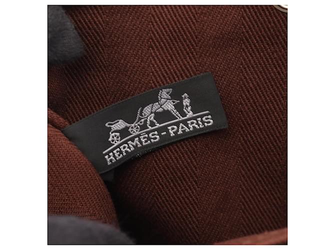 Hermès Borsa Hermes Valparaiso PM Marrone - vista 4