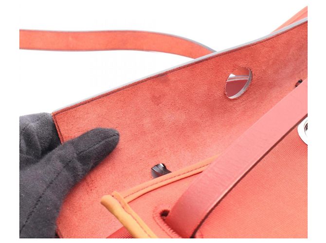 Hermès Herbag Zip PM 2-Way Handtasche Rosso - vista 6