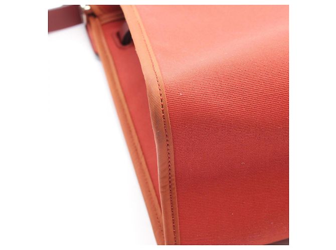 Hermès Herbag Zip PM 2-Way Handtasche Rosso - vista 7