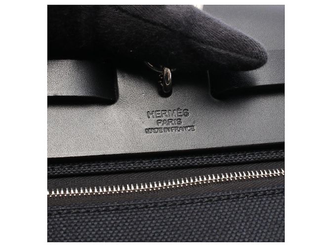 Hermès Borsa a mano 2-Way Hermes Herbag Zip PM in Nero - vista 4
