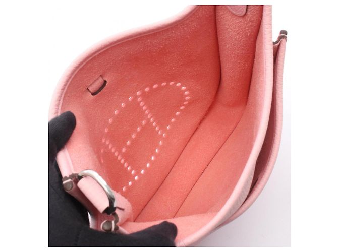 Hermès Borsa a tracolla Hermes Evelyne 23 Rosa - vista 3