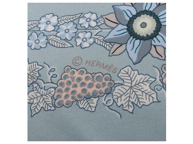 Hermès Foulard Hermes Carre 90 BRIDES de GALA Bianco Blu Multicolore - vista 2