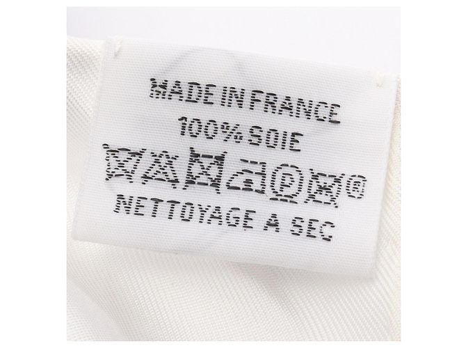 Hermès Foulard Hermes Carre 90 BRIDES de GALA Bianco Blu Multicolore - vista 3