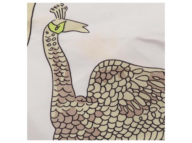 Hermès Hermes Carre Geant 140 Seidentwill Schal Pink Mehrfarben - Ansicht 11