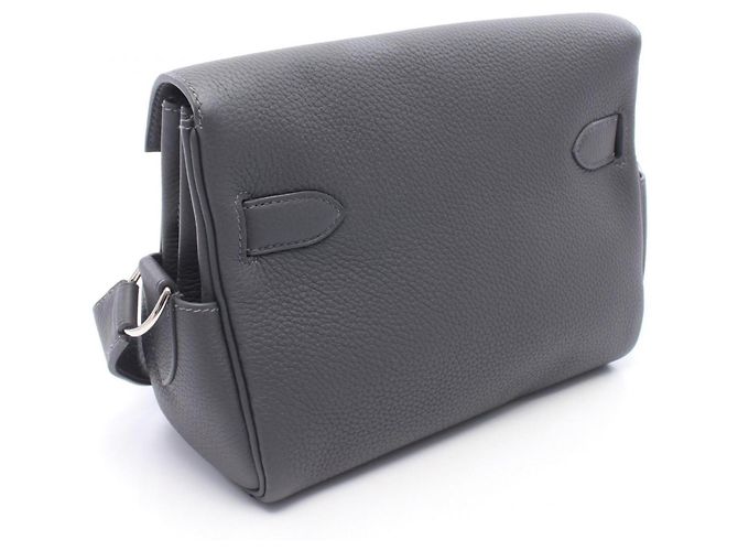 Hermès Borsa a tracolla Hermes Kelly Messenger PM Marrone - vista 2