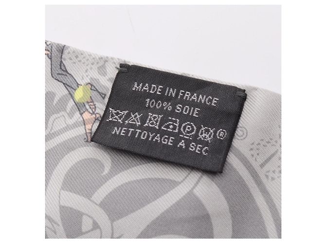 Hermès Hermes Twilly EX-LIBRIS LES PARISIENNE Seidentuch Braun Mehrfarben Gelb - Ansicht 5