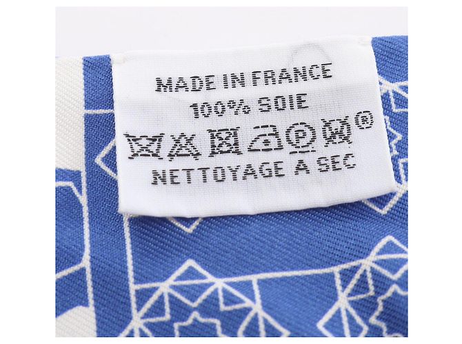 Hermès Foulard Hermes Twilly LA DANSE DES AMAZONES Bianco Blu - vista 5