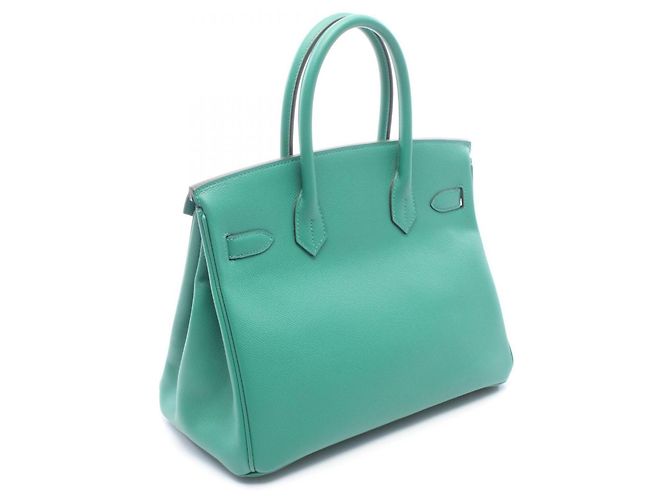 Hermès Hermes Birkin 30 Handtasche Grün - Ansicht 2