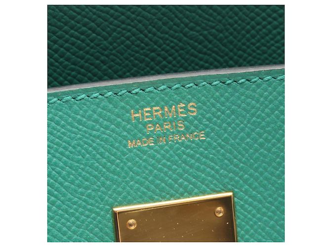 Hermès Hermes Birkin 30 Handtasche Grün - Ansicht 4